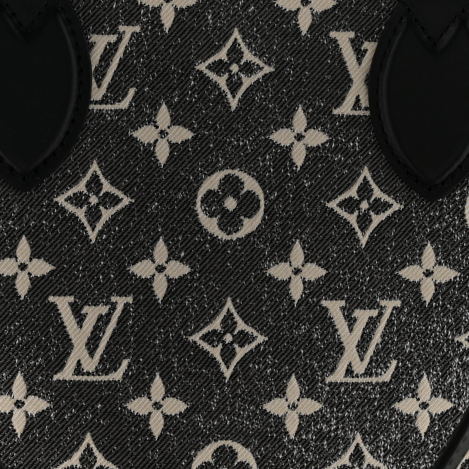 Louis Vuitton Monogram Jacquard Denim Onthego MM Black 7 of 10