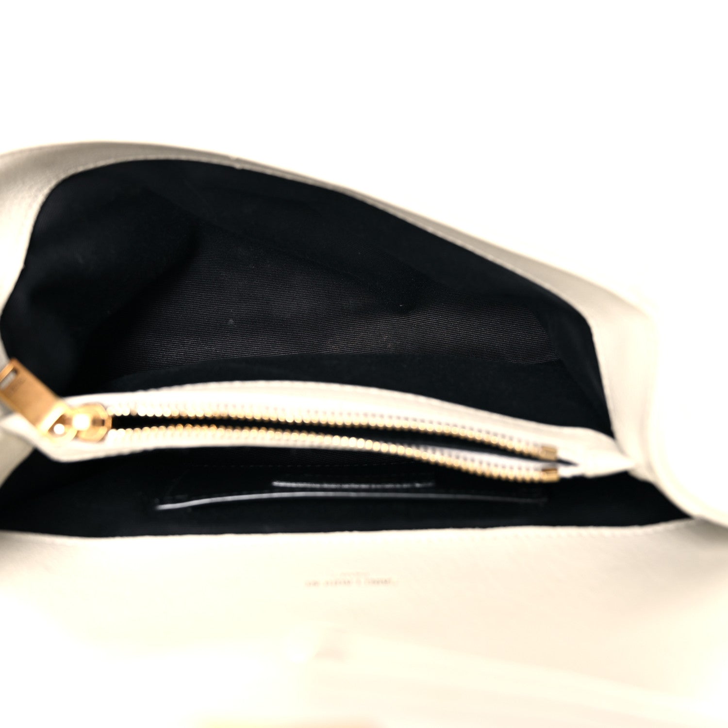 Saint Laurent Sheepskin Matelasse Chevron Monogram Medium College Bag Crema Soft 5 of 22