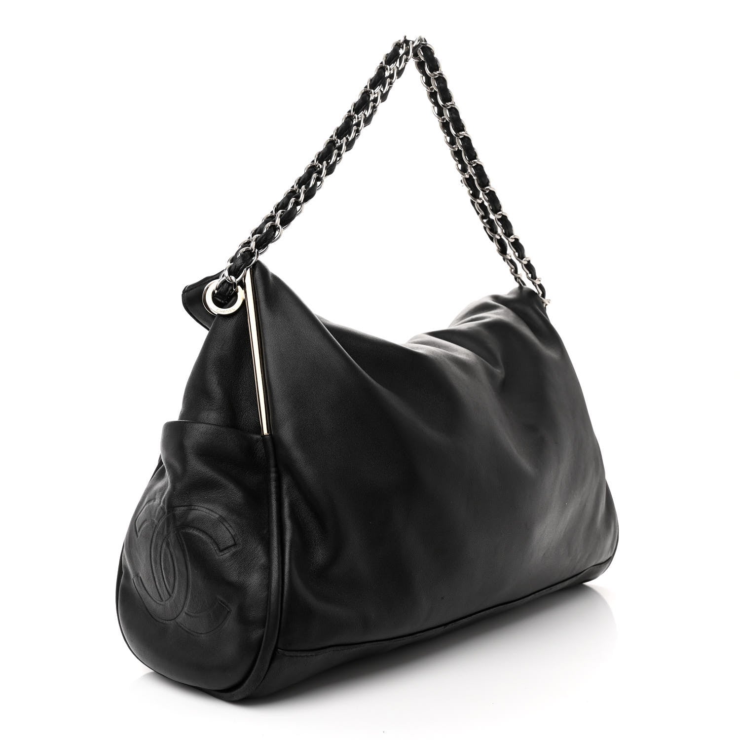 Chanel Lambskin Large Ultimate Soft Tote Black 3 of 12