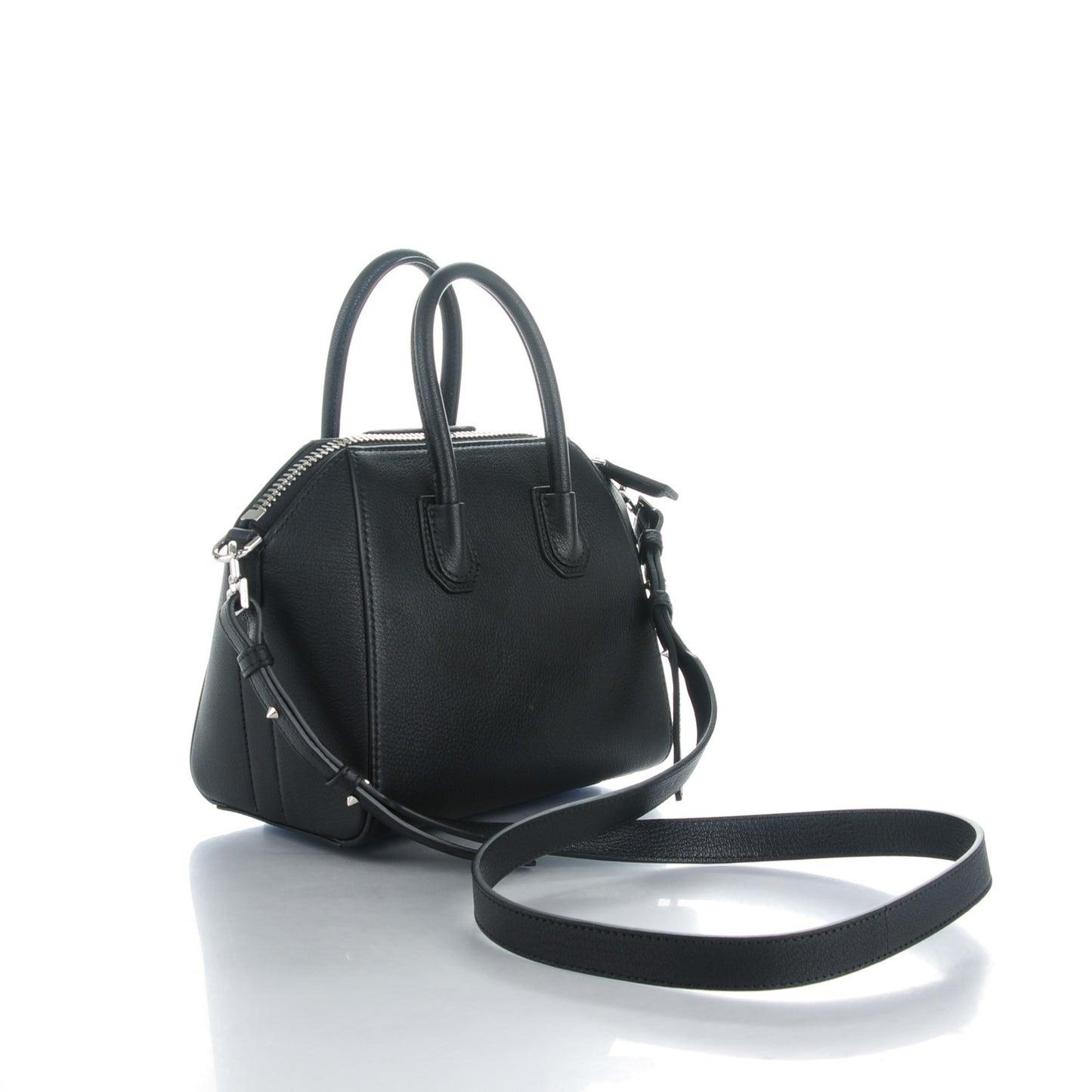 Sugar Goatskin Mini Antigona Black
