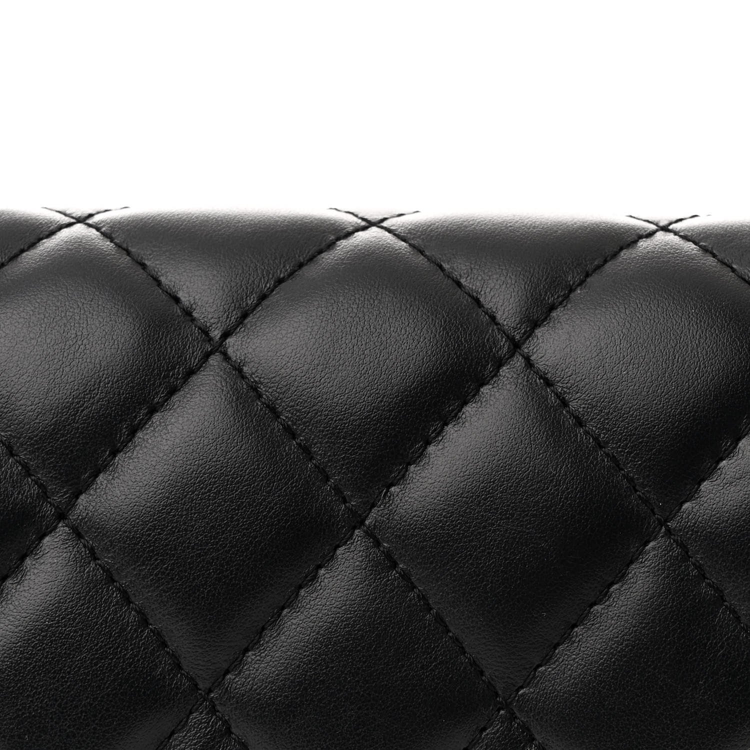 Chanel Calfskin Quilted CC Uniform Flap Belt Bag Black 8 of 10