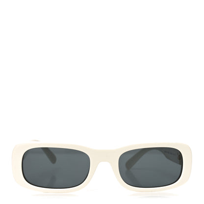 Miu Miu Acetate Rectangle Sunglasses SMU 08Z White 2 of 7