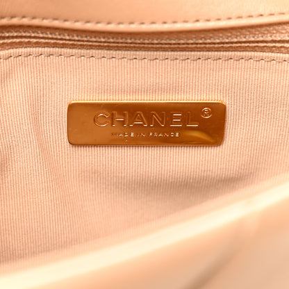 Chanel Lambskin Quilted Medium Chanel 19 Flap Dark Beige 6 of 10