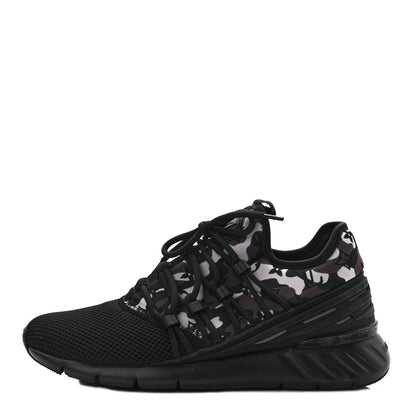 Louis Vuitton Neoprene Mesh Rubber Monogram Camo Fastlane Low Sneakers 5 Black 1 of 8