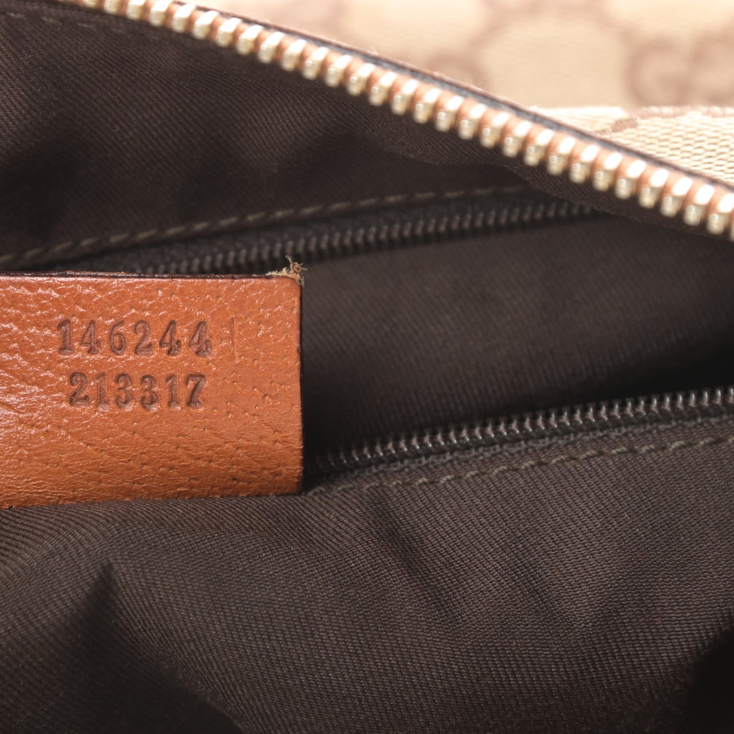 Monogram Small Abbey Shoulder Bag Brown