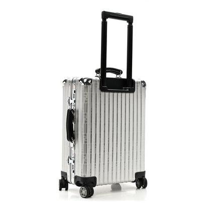 Fendi X RIMOWA Aluminum FF Print Roll Away Carry On Luggage Silver 2 of 13