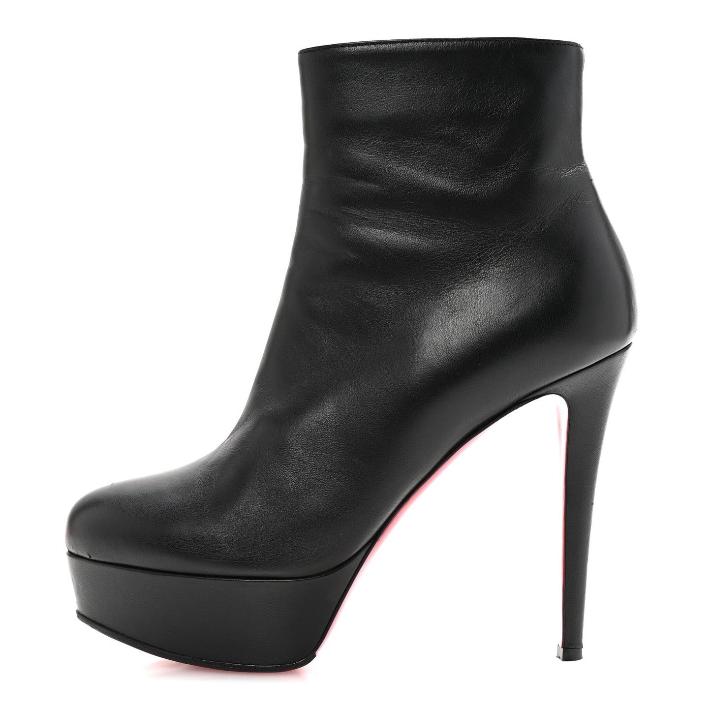 Calfskin Bianca 120 Ankle Boots 39.5 Black