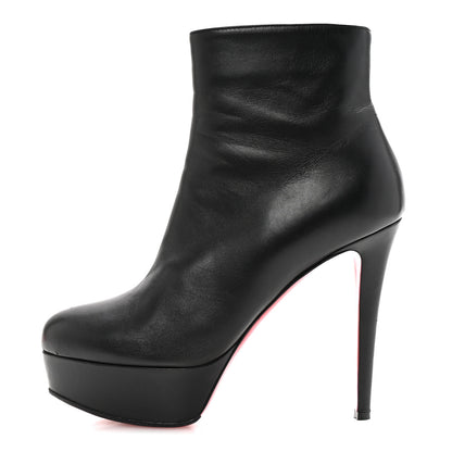 Christian Louboutin Calfskin Bianca 120 Ankle Boots 39.5 Black 1 of 9