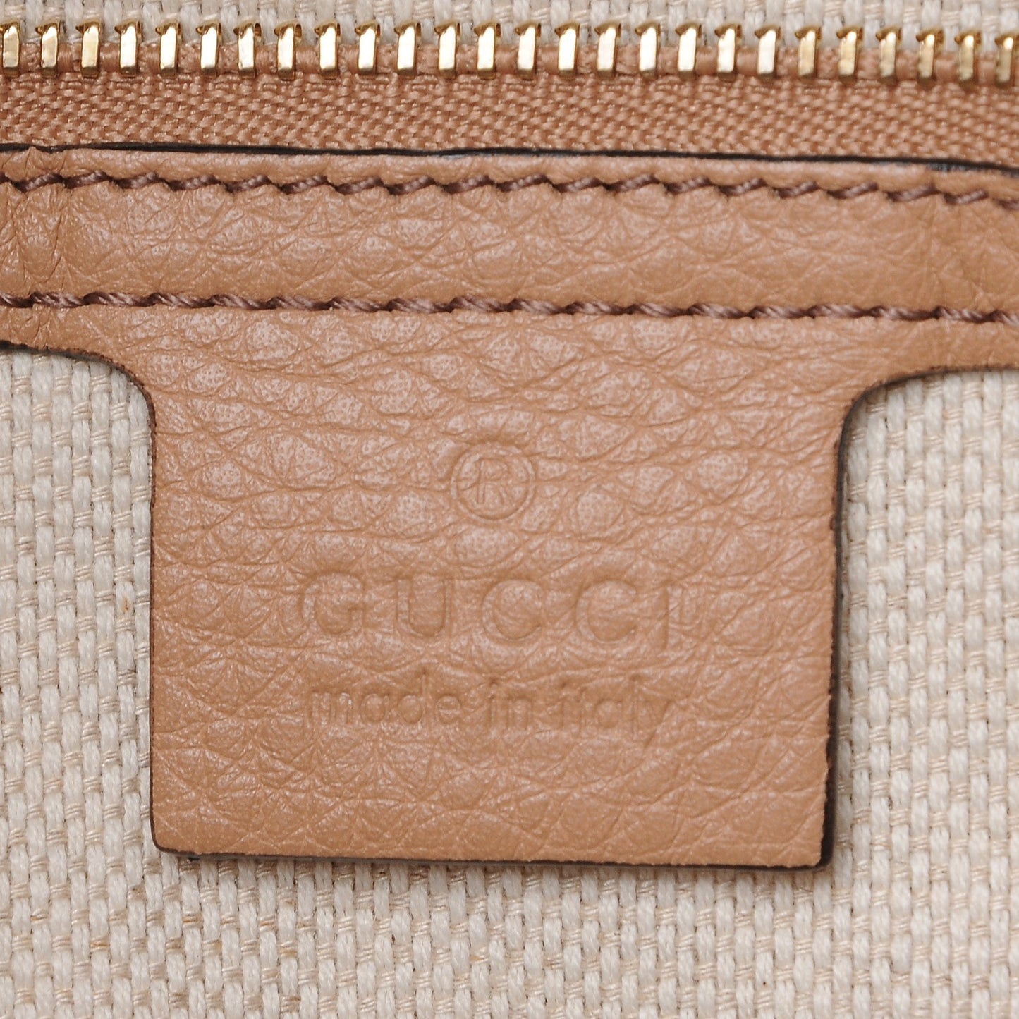Pebbled Calfskin Medium Soho Chain Shoulder Bag Camelia
