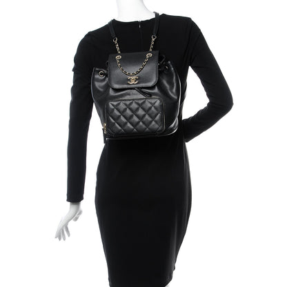 Chanel Caviar Quilted Business Affinity Backpack Black 2 of 7
