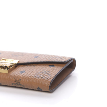 MCM Visetos Large Patricia Wallet On Chain Cognac 8 of 11