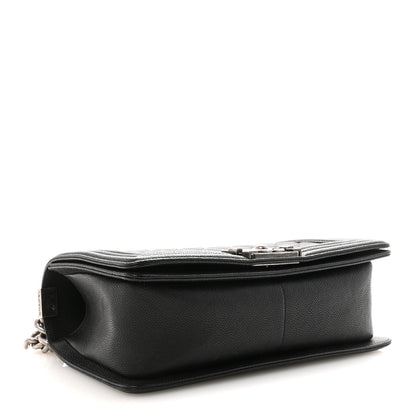 Chanel Caviar Quilted Medium Boy Flap Black 4 of 11