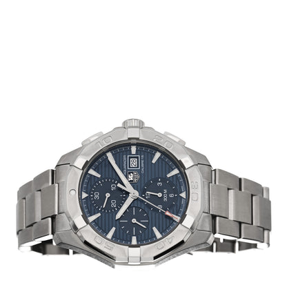 Tag Heuer Stainless Steel 43mm Aquaracer 300M Chronograph Automatic Watch Blue CAY2112 2 of 5