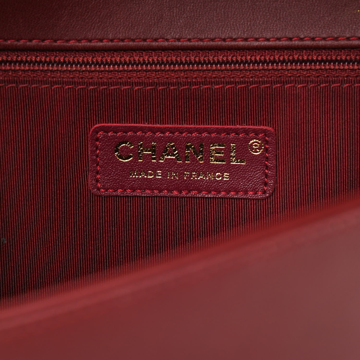 Chanel Lambskin Quilted New Medium Boy Flap Dark Red 6 of 16