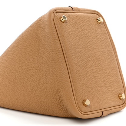 Hermes Taurillon Clemence Picotin Lock 18 PM Chai 8 of 8