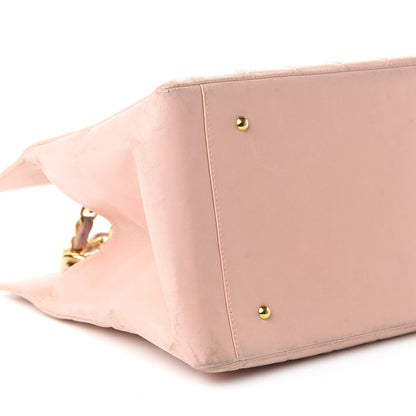 Chanel Lambskin Quilted Grand Shopping Tote GST Pink 6 of 18