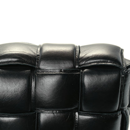 Bottega Veneta Paper Calfskin Maxi Intreccio Padded Cassette Crossbody Bag Black 12 of 12