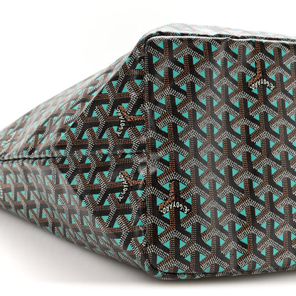 Goyard Goyardine Sunflower Reversible Saint Louis Claire Voie GM Black Opaline 15 of 18