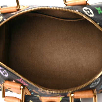 Louis Vuitton Monogram Multicolor Speedy 30 Black 5 of 13