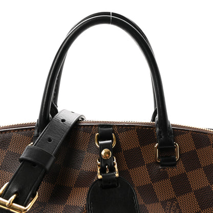 Louis Vuitton Damier Ebene Odeon Tote MM Black 7 of 9