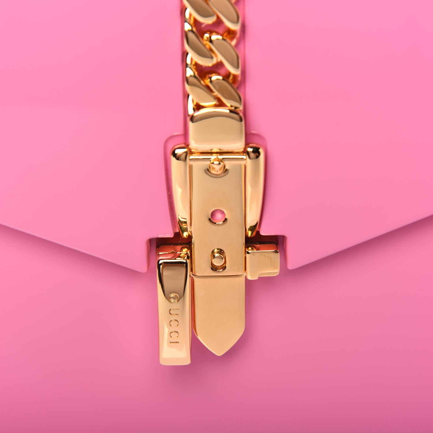 Gucci Plexiglass Mini Sylvie 1969 Top Handle Bag Pink 15 of 16