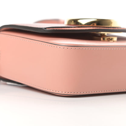 Chloe Shiny Calfskin Goatskin Mini C Double Carry Fallow Pink 9 of 12