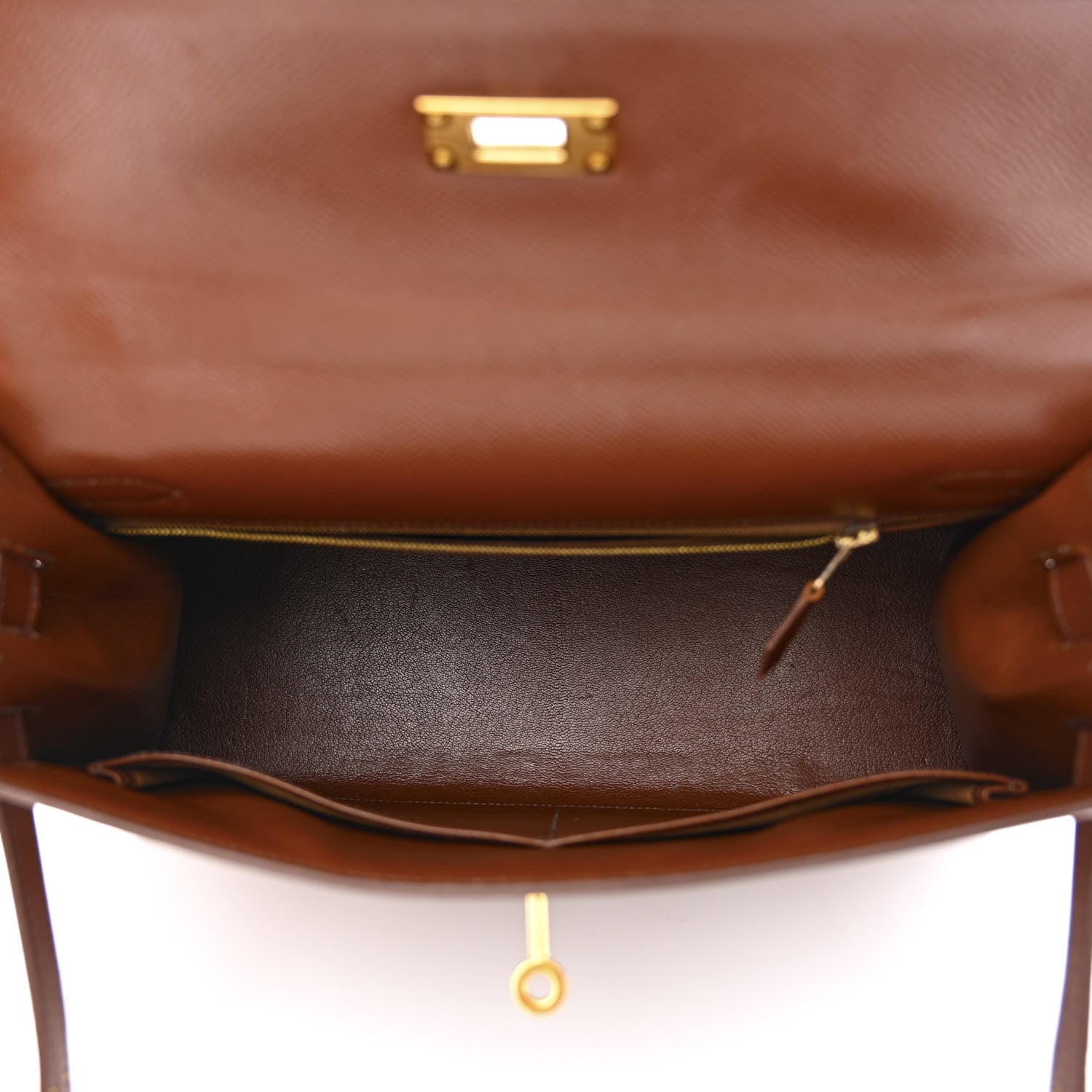 Hermes Courchevel Kelly Sellier 32 Noisette 5 of 13
