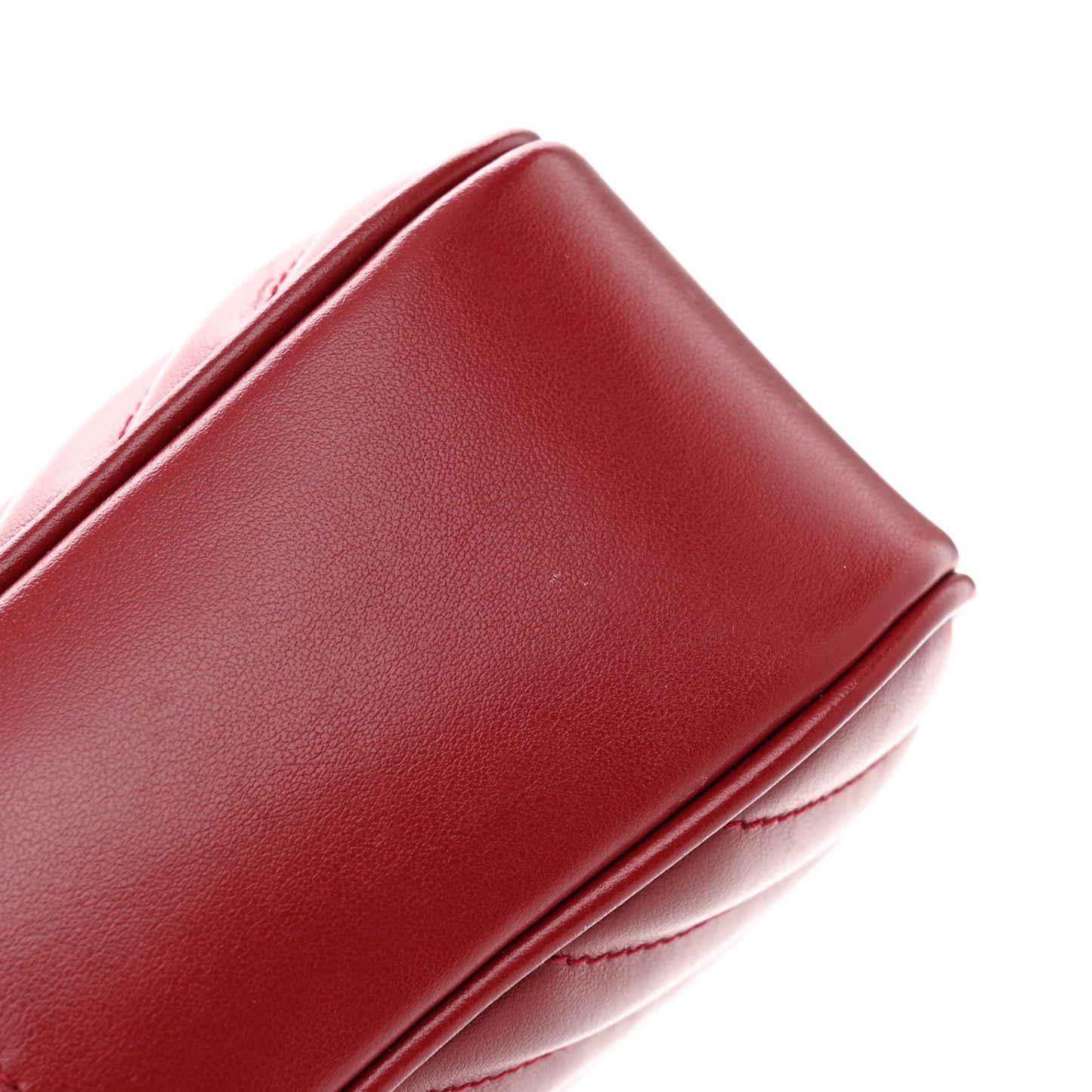 Calfskin Matelasse Monogram Lou Camera Bag Opyum Red