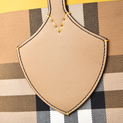 Burberry Vintage Check Large The Giant Reversible Tote Antique Yellow Golden Yellow 17 of 24