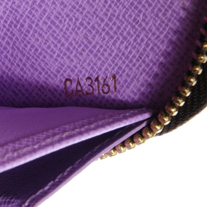 Louis Vuitton Damier Ebene Illustre Zippy Wallet Violet 8 of 8