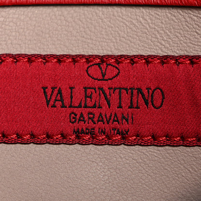 Valentino Garavani Nappa Rockstud Wristlet Clutch Rosso Valentino 8 of 9