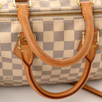 Louis Vuitton Damier Azur Speedy Bandouliere 25 12 of 12