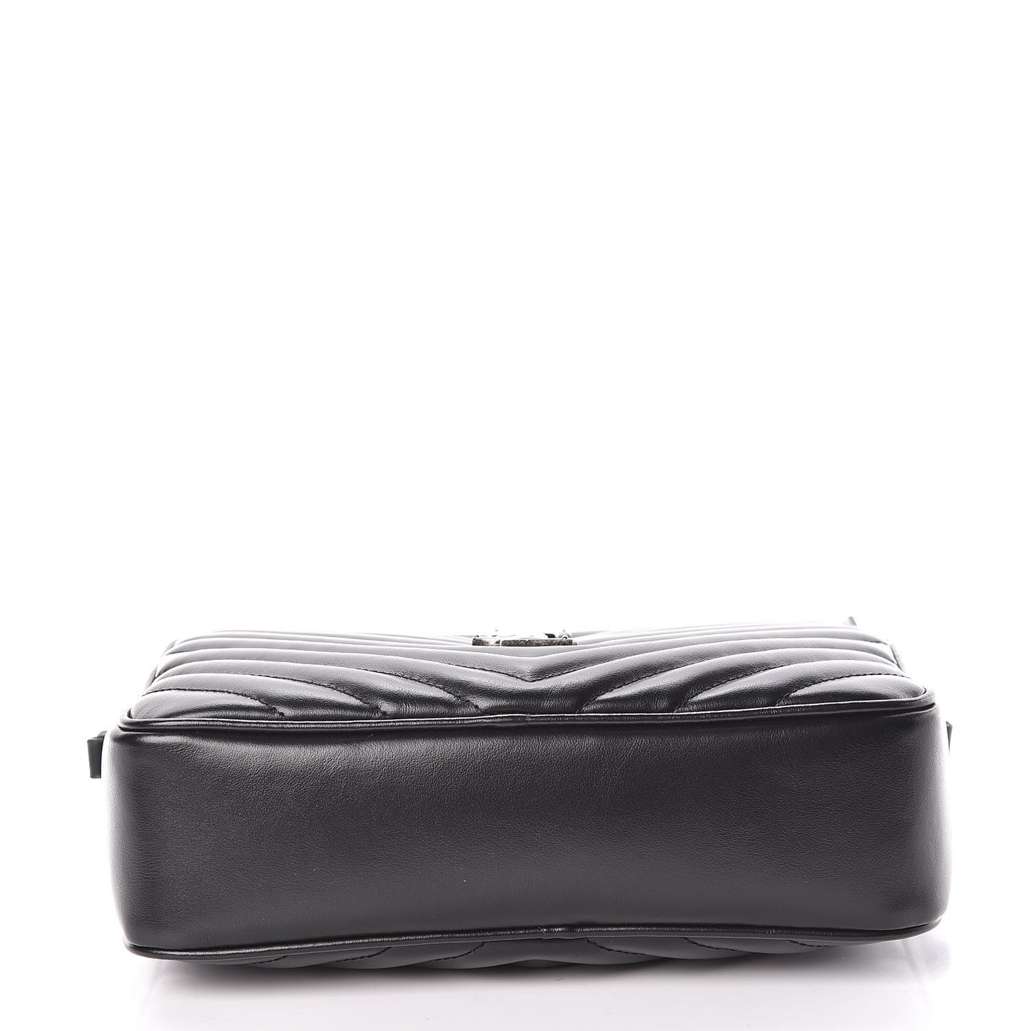Calfskin Matelasse Monogram Lou Camera Bag Black