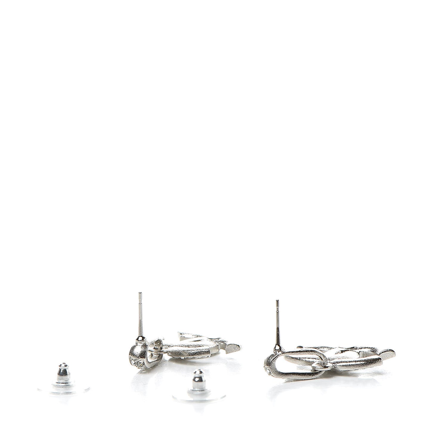 Crystal Palais Garnier CC Drop Earrings Silver