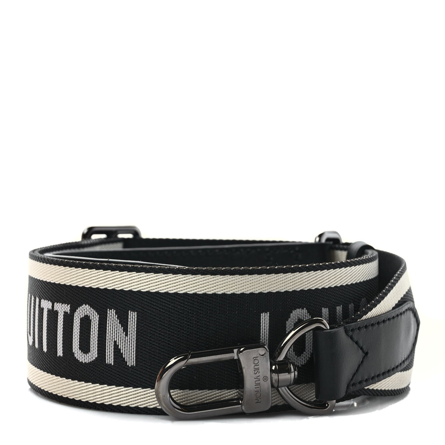 Louis Vuitton Monogram Multi Pochette Accessories Shoulder Strap Black Ivory 1 of 6