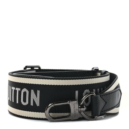 Louis Vuitton Monogram Multi Pochette Accessories Shoulder Strap Black Ivory 1 of 6
