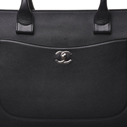Chanel Grained Calfskin Large Neo Executive Shopper Tote Black 10 of 17
