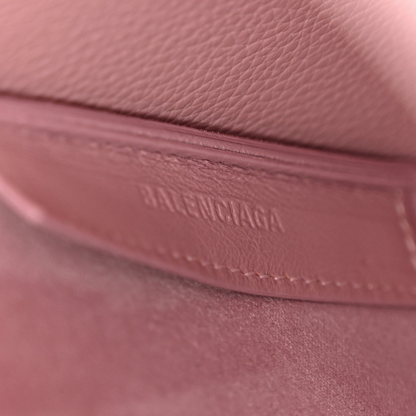 Calfskin Logo Embossed XS Tool 2.0 North-South Tote Powder Pink