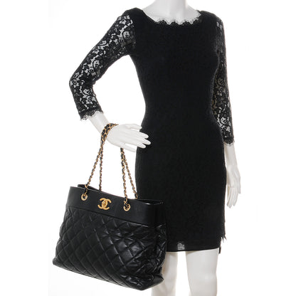 Chanel Calfskin Soft Elegance Large Tote Black 2 of 8