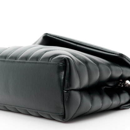 Saint Laurent Calfskin Y Quilted Monogram Small Loulou Chain Satchel Black 11 of 15