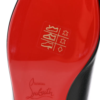 Christian Louboutin Calfskin Conclusive Ankle Strap Flats 38 Black 8 of 16