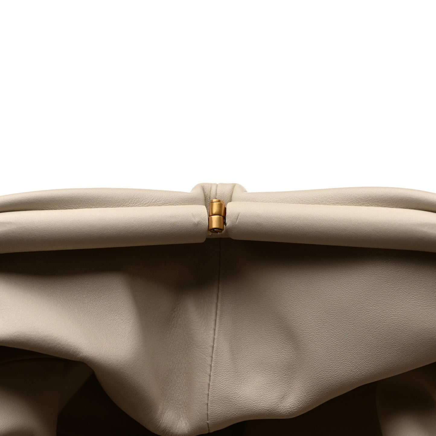 Smooth Butter Calf The Pouch Oversized Clutch Plaster