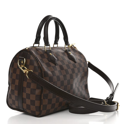Louis Vuitton Damier Ebene Speedy Bandouliere 25 3 of 10