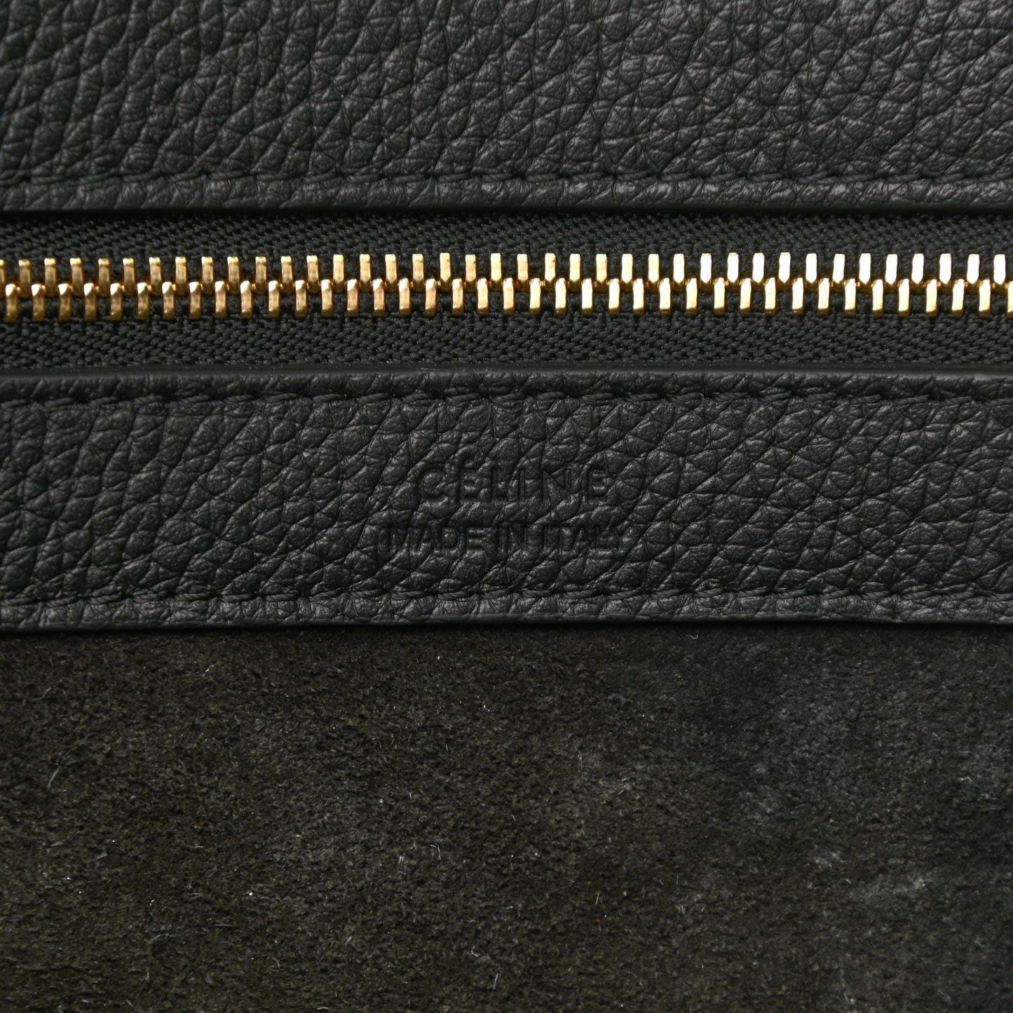 Soft Grained Calfskin Small Belt Cabas Phantom Black
