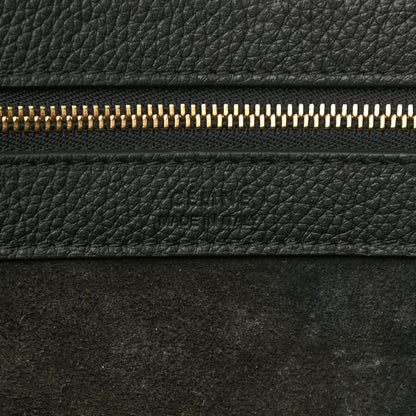 Celine Soft Grained Calfskin Small Belt Cabas Phantom Black 6 of 9