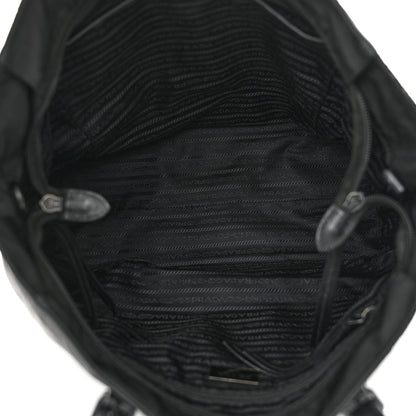 Prada Nylon New Vela Studded Black 5 of 18