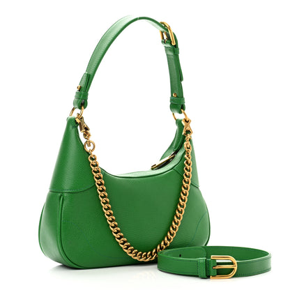 Gucci Goatskin Small Aphrodite Shoulder Bag New Shamarock 3 of 11