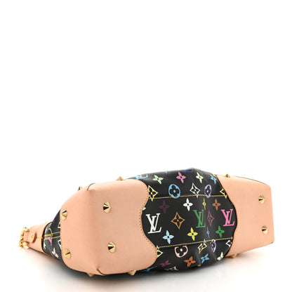 Louis Vuitton Monogram Multicolor Judy MM Black 4 of 9