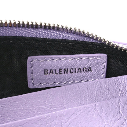 Balenciaga Agneau Arena Le Cagole Mini Purse With Chain Lilac 6 of 11