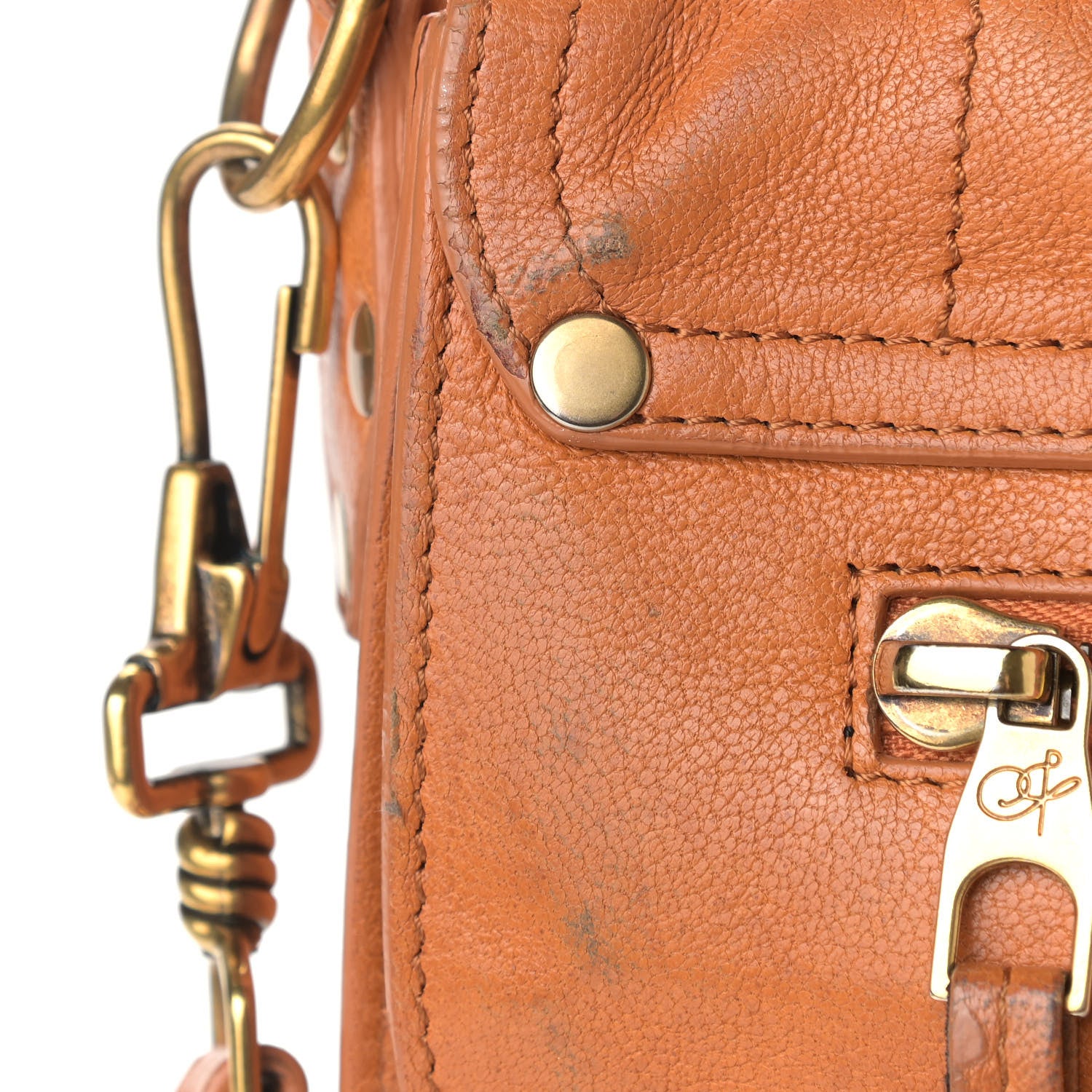Proenza Schouler Lambskin Medium PS1 Satchel Saffron 12 of 16